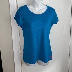 THE NORTH FACE Turquoise Open Back T-Shirt-S